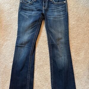 Miss Me Dark Blue Boot Cut Jeans-size 30